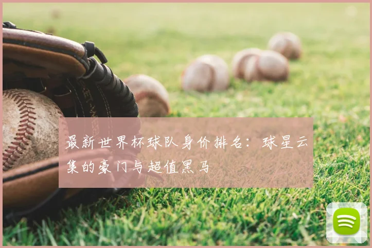 最新世界杯球队身价排名：球星云集的豪门与超值黑马